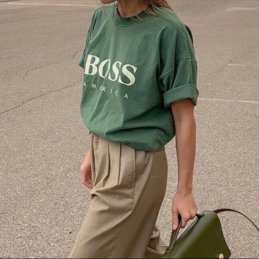 BOSS America Teal Vintage T-shirt - Large